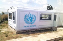 Karmod läger i Nigeria för FN: s fredsbevarare